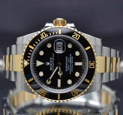 1990 rolex submariner two tone|rolex 2 tone submariner price.